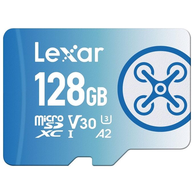 Lexar 933071 Memoria microSDxc 128Gb Fly Uhs-i a2 v30