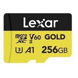 Lexar LMSGOLD256G MicroSDXC Gold Series UHS-II 256GB V60