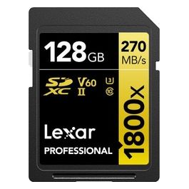 Professional SDXC 128Gb BL 1800x UHS-II V60 Gold