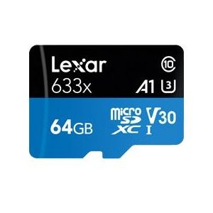 Lexar Scheda microSDXC 64Gb 633x ad Alte Prestazioni