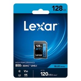 SDXC High-Performance 128Gb 800x UHS-I serie BLUE