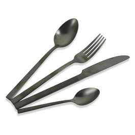 Lexington Set Posate 24 Pz Nero Opaco