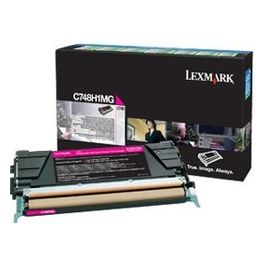Alta resa magenta originale cartuccia toner LCCP, LRP per C748de, 748dte, 748e