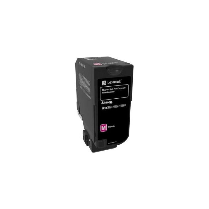 Lexmark 74C2HME Cartuccia Toner Originale Resa Elevata 12000 pagine colore Magenta