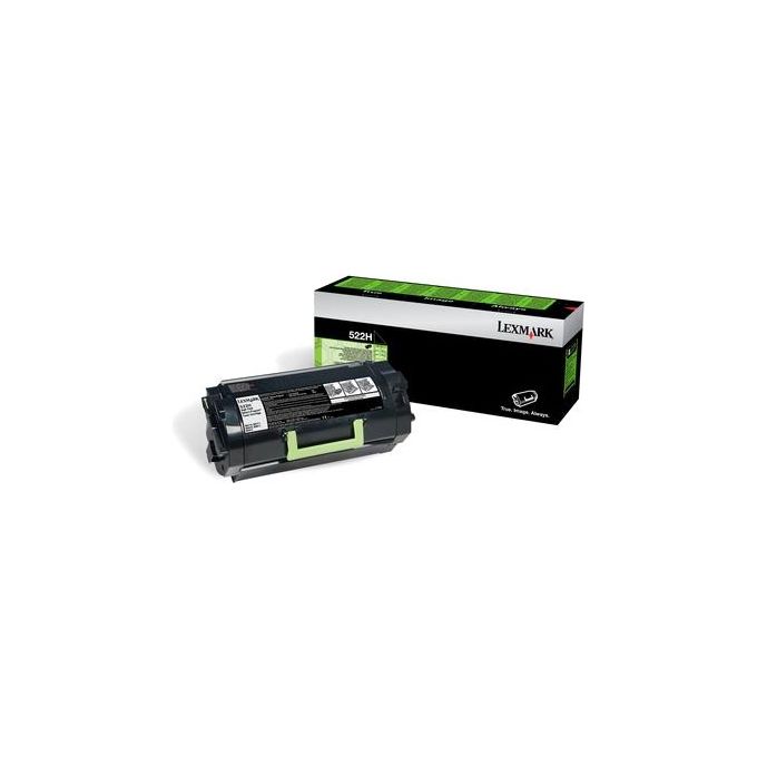 immagine di Lexmark 52D2H0E 522HE Toner Originale Alta Resa 25000 pagine Laser colore Nero