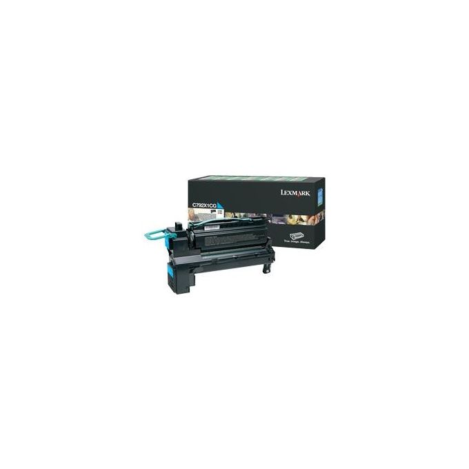 Lexmark Toner ciano alta resa return program x c792 20k pg