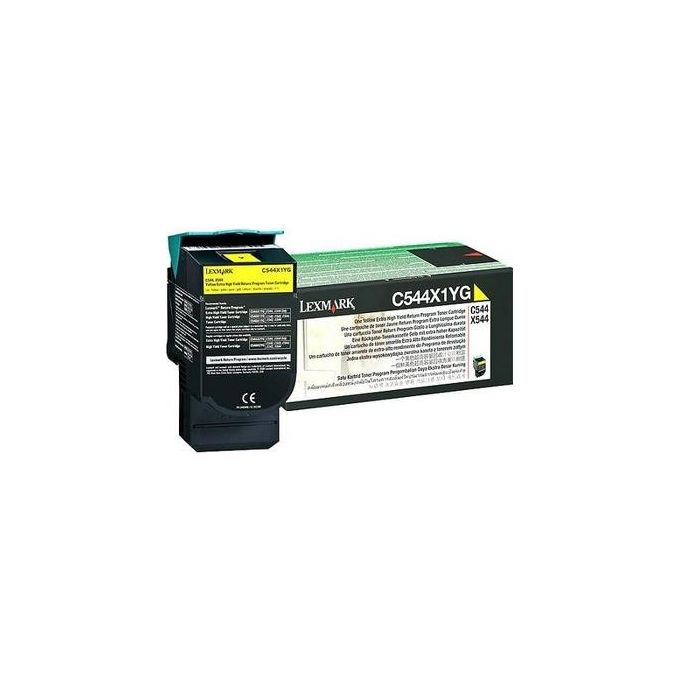 Lexmark Toner giallo altissima resa c544 x544 4kp. return program