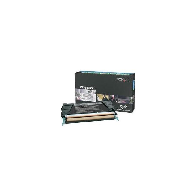 Lexmark Toner nero c736 x736 x738 return 12000 pg