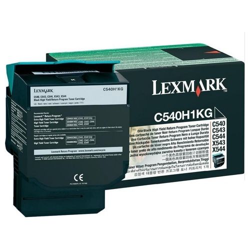 Lexmark Toner nero return program alta resa c54x x54x 2.5k pag