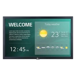 LG 22SM3G-B Visualizzatore di Messaggi 21.5" Ips Full Hd Pannello Piatto per Segnaletica Digitale Nero Processore Integrato