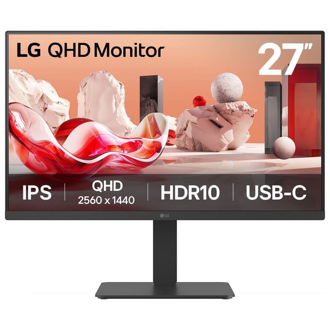 LG 27BA65QB-B.AEU Monitor PC 27'' QHD Nero