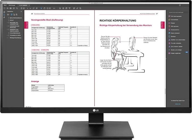 LG 27BN65QP-B Monitor per Pc 27'' Led QHD