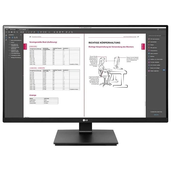 LG 27BN65QP-B Monitor per Pc 27" Led QHD