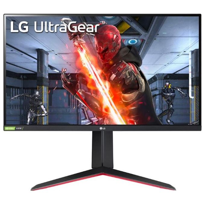 LG Monitor Gaming 27GN650 UltraGear  27'' Full HD IPS 1ms HDR 10, 1920x1080, G-Sync Compatible e AMD FreeSync Premium 144Hz, HDMI 2.0 (HDCP 2.2), Display Port 1.4, Uscita AUX, Flicker Safe, Nero