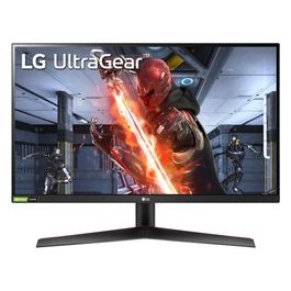 LG 27GN800 UltraGear Monitor PC Gaming 27" QuadHD IPS 1ms HDR 10, 2560x1440, G-Sync Compatible e AMD FreeSync Premium 144Hz, HDMI 2.0 (HDCP 2.2), Display Port 1.4, Porta AUX, Flicker Safe, Nero