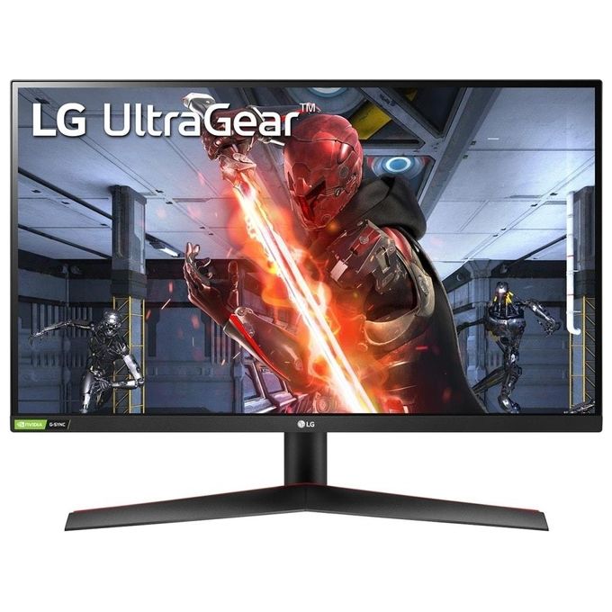 LG 27GN800 UltraGear Monitor PC Gaming 27" QuadHD IPS 1ms HDR 10, 2560x1440, G-Sync Compatible e AMD FreeSync Premium 144Hz, HDMI 2.0 (HDCP 2.2), Display Port 1.4, Porta AUX, Flicker Safe, Nero