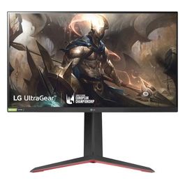 LG 27GP850P UltraGear Gaming Monitor 27" QHD NanoIPS HDR 400, 2560x1440, 1ms, G-Sync Compatible, AMD FreeSync Premium Pro 180Hz, HDMI 2.0 (HDCP 2.2), Display Port 1.4, USB 3.0, AUX, Flicker Safe, Nero