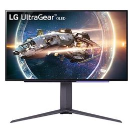 LG 27GR95QE UltraGear Gaming Monitor 27'' QHD OLED HDR True Black, 2560x1440, 0.03ms, G-Sync Compatible, AMD FreeSync Premium 240Hz, HDMI 2.1 VRR (HDCP 2.3), Display Port 1.4, Flicker Safe, Nero