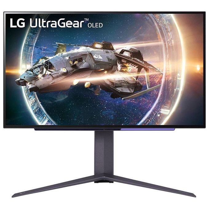 LG 27GR95QE UltraGear Gaming Monitor 27'' QHD OLED HDR True Black, 2560x1440, 0.03ms, G-Sync Compatible, AMD FreeSync Premium 240Hz, HDMI 2.1 VRR (HDCP 2.3), Display Port 1.4, Flicker Safe, Nero