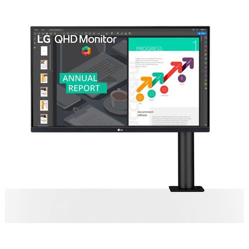 LG Monitor Flat 27" 27QN880-B LED 2560x1440 Pixel Quad Hd Lcd Tempo di Risposta 5 ms Nero