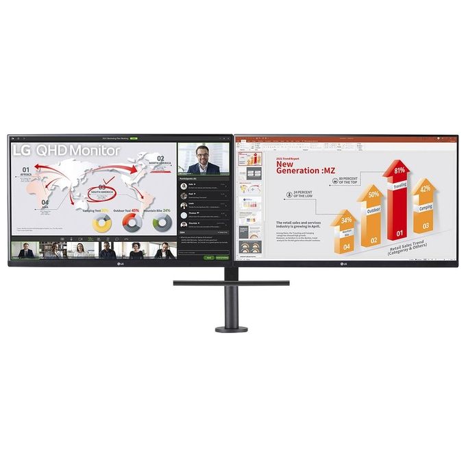 Image of LG 27QP88DP-BS Monitor per Pc 27'' 2560x1440 Pixel Quad Hd Led Nero