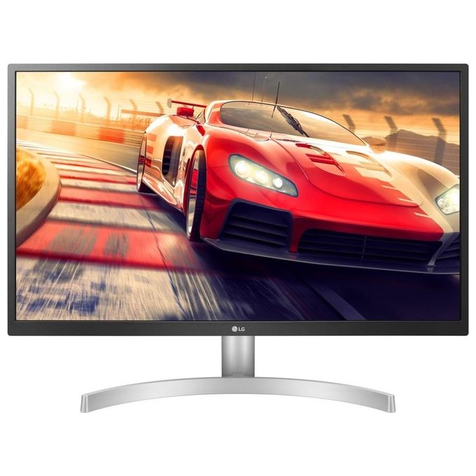 LG Monitor Flat Curvo 27'' 27UL500-W 3840 x 2160 Pixel 4K Ultra Hd Led Tempo di risposta 5 ms