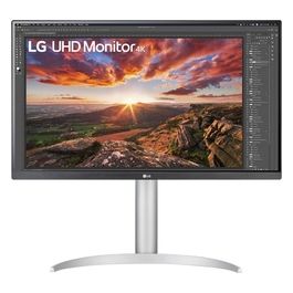 LG Monitor 27"  27UP850 UltraHD 4K LED IPS HDR 400, 3840x2160, AMD FreeSync 60Hz, HDMI 2.0 (HDCP 2.2), Display Port 1.4, USB-C, USB 3.0, Audio Stereo 10W, AUX, Stand Pivot, Flicker Safe, Bianco