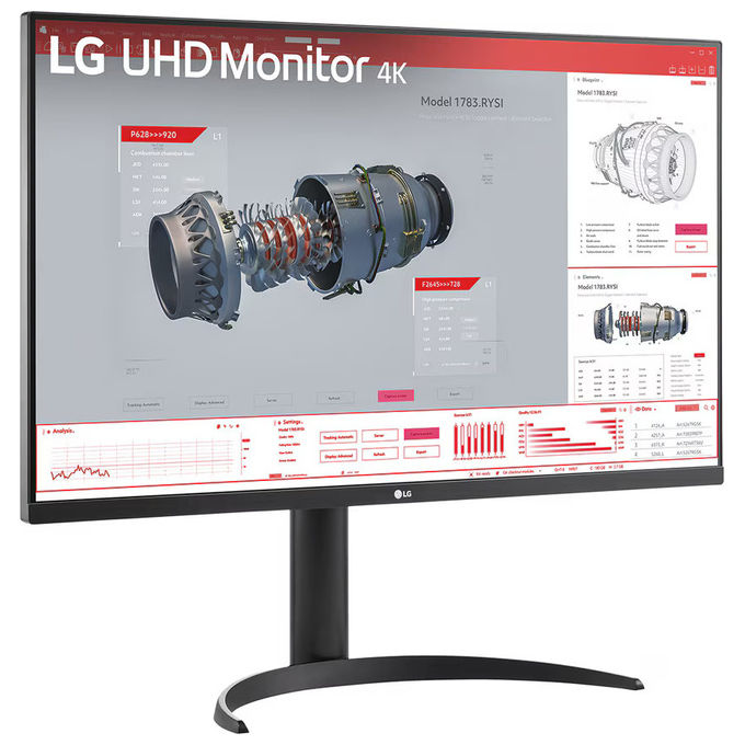 LG 32BR55UK-B Monitor Desktop 32 Pollici