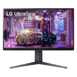 32GP850 UltraGear Gaming Monitor QHD NanoIPS 1ms HDR 10 2560x1440 G-Sync Compatible AMD FreeSync Premium 180Hz HDMI 2.0 (HDCP 2.2) Display Port 1.4 USB 3.0 AUX Flicker Safe Nero 31.5"/80cm