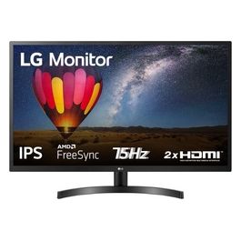 LG 32MN500M Monitor 32" FULL HD LED IPS, 1920x1080, AMD FreeSync 75Hz, 2x HDMI (HDCP 1.4), Uscita Audio, Flicker Safe, Nero