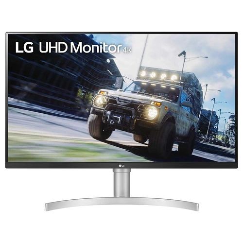 LG 32UN550-W Monitor per Pc 32" 3840x2160 Pixel 4K Ultra Hd Led Argento/Bianco