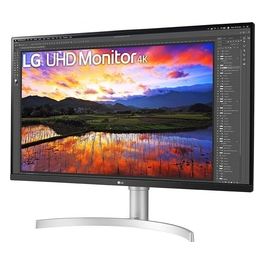 32UN650P Monitor 32" UltraHD 4K LED IPS HDR 10 3840x2160 5ms AMD FreeSync 60Hz Audio Stereo 10W HDMI 2.0 (HDCP 2.2) Display Port 1.4 AUX Flicker Safe Bianco