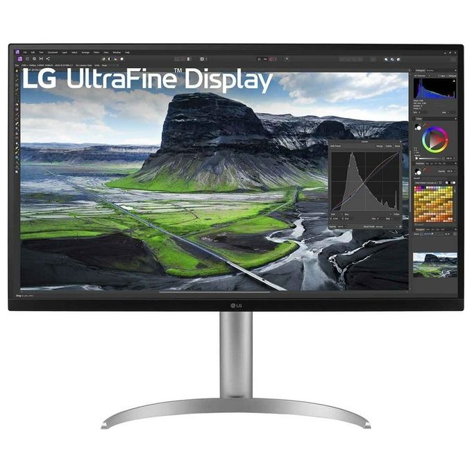 Image of LG 32UQ850V Monitor 32'' UltraHD 4K LED IPS HDR 400, 3840x2160, AMD FreeSync 60Hz, Audio Stereo 10W, HDMI 2.0 (HDCP 2.3), Display Port 1.4, USB-C (90W), USB 3.0, AUX, Stand Pivot, Flicker Safe, Bianco