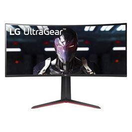 LG 34GP63AP UltraGear Gaming Monitor 34" QHD UltraWide Curvo LED VA HDR 10, 3440x1440, 1ms, AMD FreeSync Premium 160Hz, Audio Stereo 14W, HDMI 2.0 (HDPC 2.2), Display Port 1.4, Flicker Safe, Nero