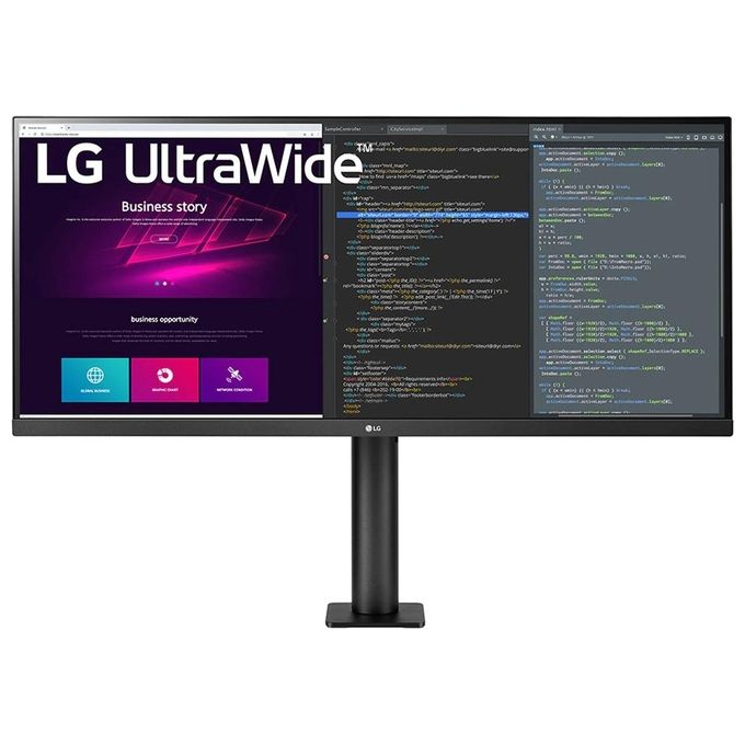 LG Monitor 34'' LED IPS 34WN780-B 3440x1440 UltraWide QHD Tempo di Risposta 5 ms