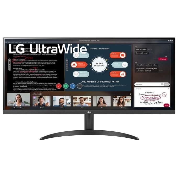 LG Monitor 34'' LED IPS 34WP500-B 2560x1080 UltraWide Full HD Tempo di Risposta 5 ms