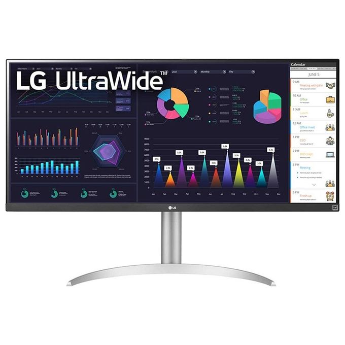 Image of LG 34Wq650 Monitor 34'' Ultrawide 21:9 Led Ips Hdr 10 2560 x 1080 1Ms Amd Freesync 100Hz Audio Stereo 14W Hdmi 1.4 Hdcp 2.2 Display Port 1.4 Altezza Regolabile