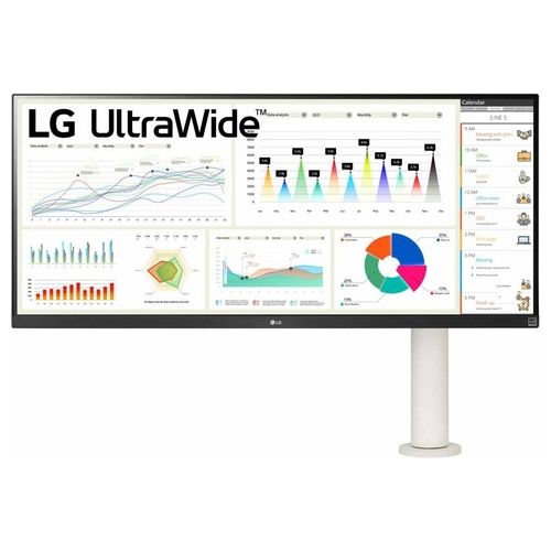 LG 34WQ680-W Monitor per Pc 34" 2560x1080 Pixel Full Hd Led Bianco