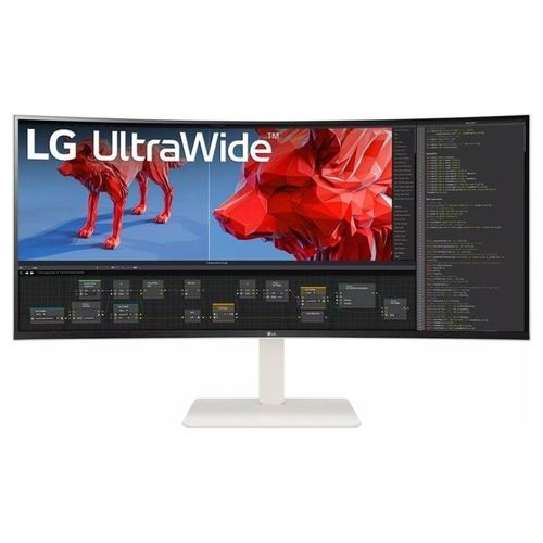 LG 38WR85QC-W Monitor PC 38" 3840x1600 Pixel UltraWide Quad HD LCD Bianco
