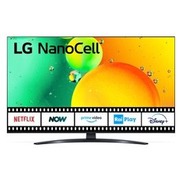 LG 50NANO766QA Tv Led 50" Nanocell 4K Ultra Hd Wi-Fi Smart Tv Hdr10 Dvb-t2 C S2
