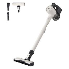A9K-LITE1C CordZero Scopa Elettrica senza Filo Aspirapolvere senza Sacco Ciclonica Filtro HEPA Potenza 220 Watt Sistema Kompressor Wi-Fi colore Beige