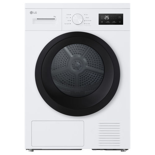 RNA1008NWK Asciugatrice Pompa di Calore 8 Kg Classe D 8 Programmi Sensore Asciugatura (85x60x60 cm) colore Bianco