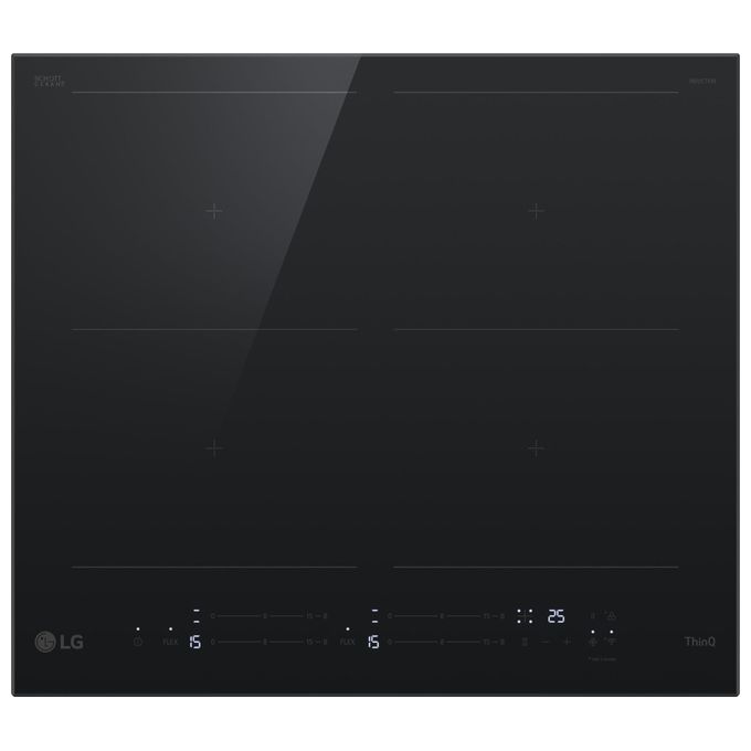 Image of LG CBIZ2437B Piano Cottura a induzione 4 fuochi 2 Flexible Wifi nero