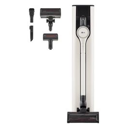 CordZero con All-in-One Tower A9T PRIME1C Aspirapolvere senza Fili con Svuotamento Automatico 260W Autonomia 60 min 2 Spazzole  2 Accessori Wi-Fi Kompressor Calming Beige