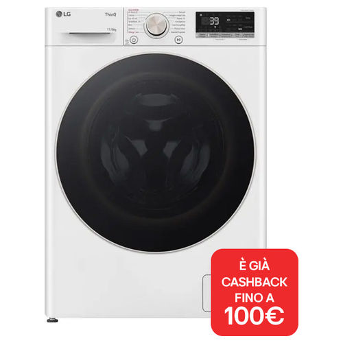 D4R7011TSWG Lavasciuga 11/6 Kg Classe D/A1400 giri Vapore Allergy Care Wifi  600x850x565 Bianco