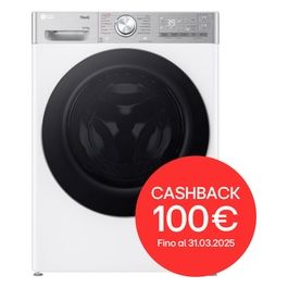 D4R9513TPWC Lavasciuga 13/7kg AI DD Serie R9 Classe D 1400 giri TurboWash 360 Vapore antipiega Autodosaggio Wi-Fi Bianca