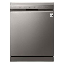 LG DF325FPS Lavastoviglie a Libera installazione QuadWash 14 Coperti Classe energetica E 9 programmi Motore Inverter Direct Drive Carico flessibile EasyRack Terzo cestello Vapore TrueSteam 60 cm