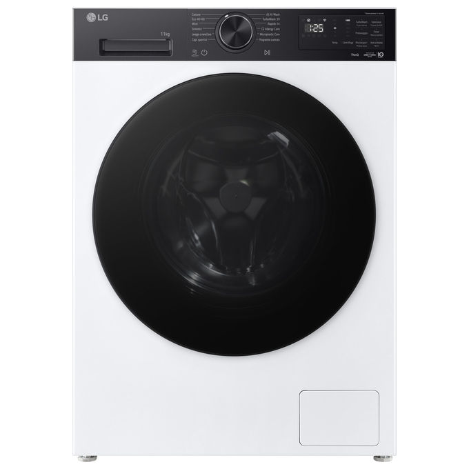 LG F4NX5011TKB Lavatrice Carica Frontale 11 Kg 1400 rpm Classe A TurboWash Steam Wi-Fi...