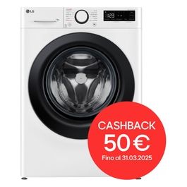 AI DD F4R3013NSWB Lavatrice Classe A -10% Carica Frontale Serie R3 Lavatrice 13kg 1400 giri AIWash Lavaggio a vapore Motore Direct Drive Smart Diagnosis Libera installazione Bianca