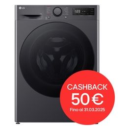 F4R5011TSMB Lavatrice 11kg AI DD Classe Energetica A-10% 1400 Giri TurboWash Vapore